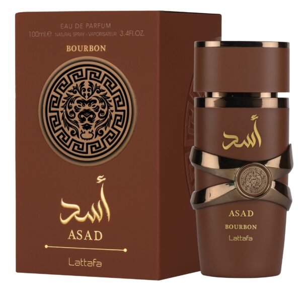 Lattafa Asad Bourbon-Almarabe perfumeria arabe Mexico